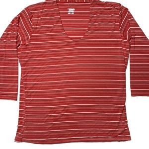 COLUMBIA Women’s 3/4 Length Sleeve V-Neck Top